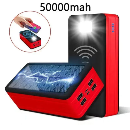 100000mAh Solar Power Wireless Charging