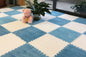 20Pc Plush Foam ‘Replaceable Puzzle Piece’ Carpet Squares (30*30*1CM Pcs)