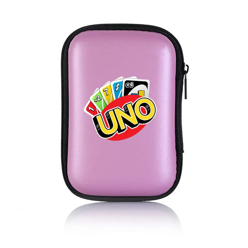 UNO Playing Cards with Travel Zipper Case