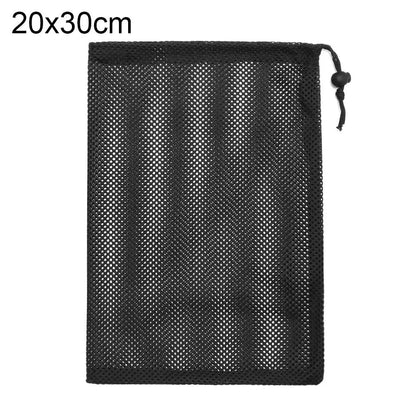 1PC Nylon Mesh Drawstring Storage Pouch