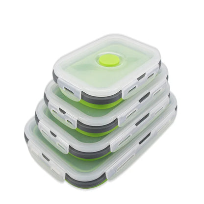 4pc Food Storage Collapsible Containers