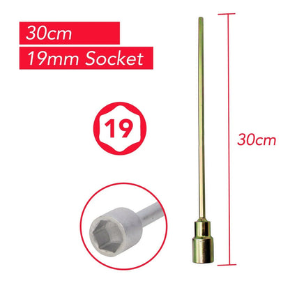 30cm  Drill Extension - Socket 19mm