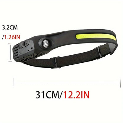 Rechargeable Portable 5LED Headlight Torch