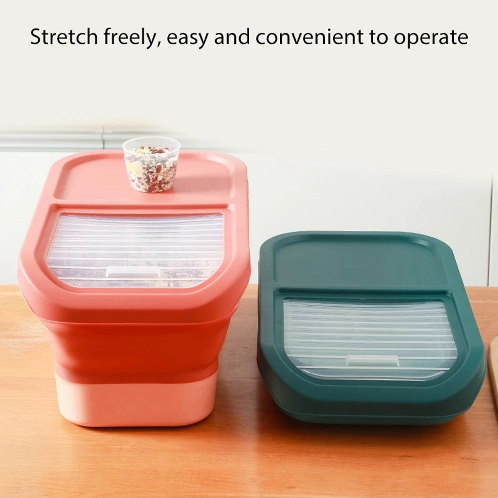 13 - 33LB Collapsible Pet Food or Rice Storage Container