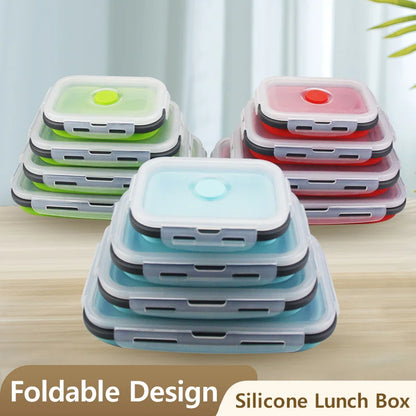 4pc Food Storage Collapsible Containers