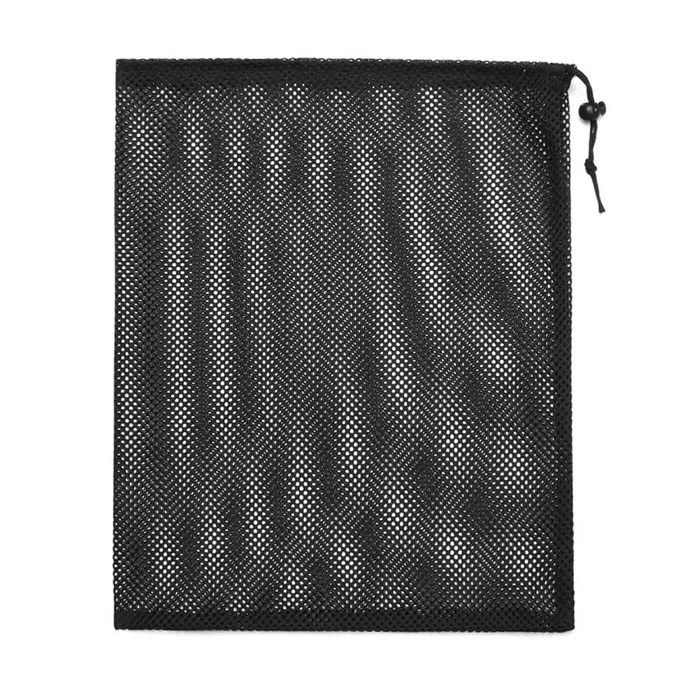 1PC Nylon Mesh Drawstring Storage Pouch