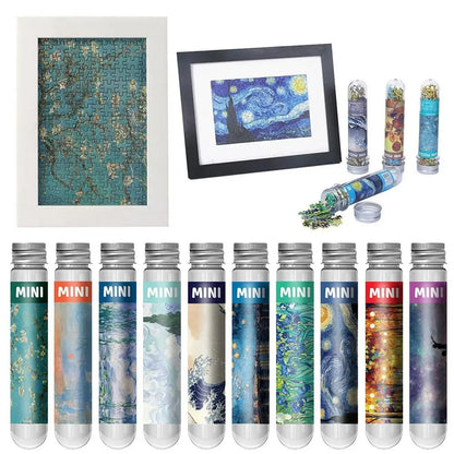 150PC Mini Test Tube Oil Painting Jigsaw Puzzle