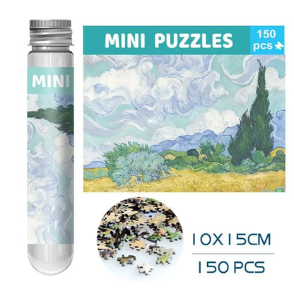 150PC Mini Test Tube Oil Painting Jigsaw Puzzle