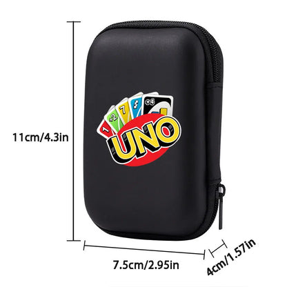 UNO Playing Cards with Travel Zipper Case