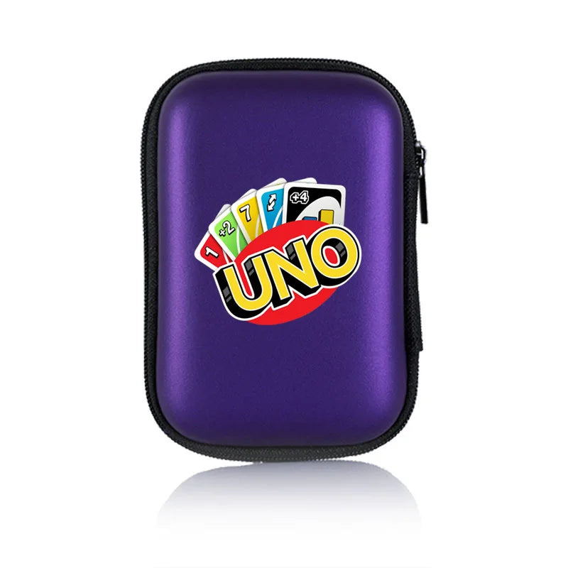 UNO Playing Cards with Travel Zipper Case