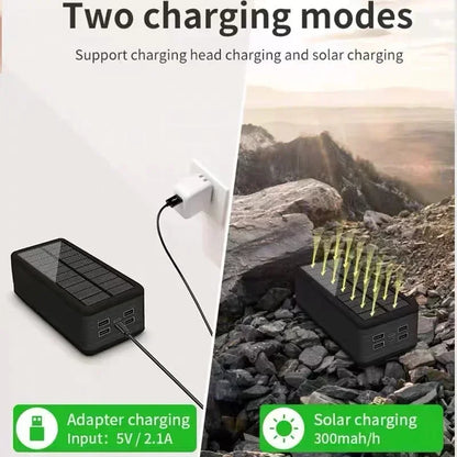 100000mAh Solar Power Wireless Charging