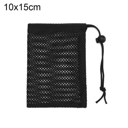 1PC Nylon Mesh Drawstring Storage Pouch