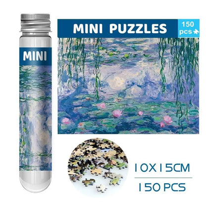 150PC Mini Test Tube Oil Painting Jigsaw Puzzle