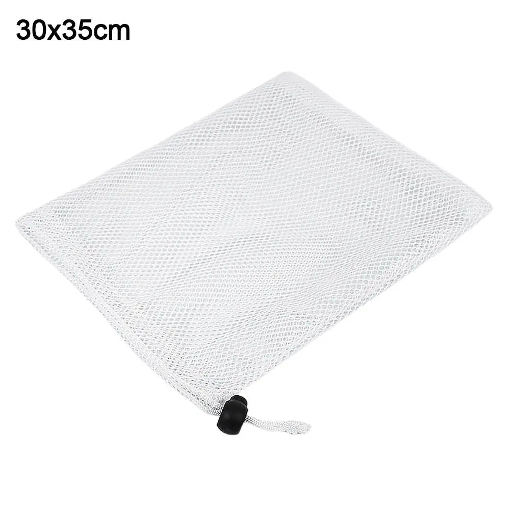 1PC Nylon Mesh Drawstring Storage Pouch