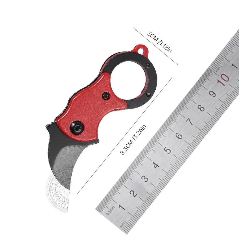 Mini Folding Pocket Knife With Claw Design - Neck Wear