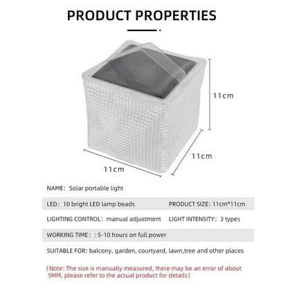 Inflatable Solar Dimmable LED Light