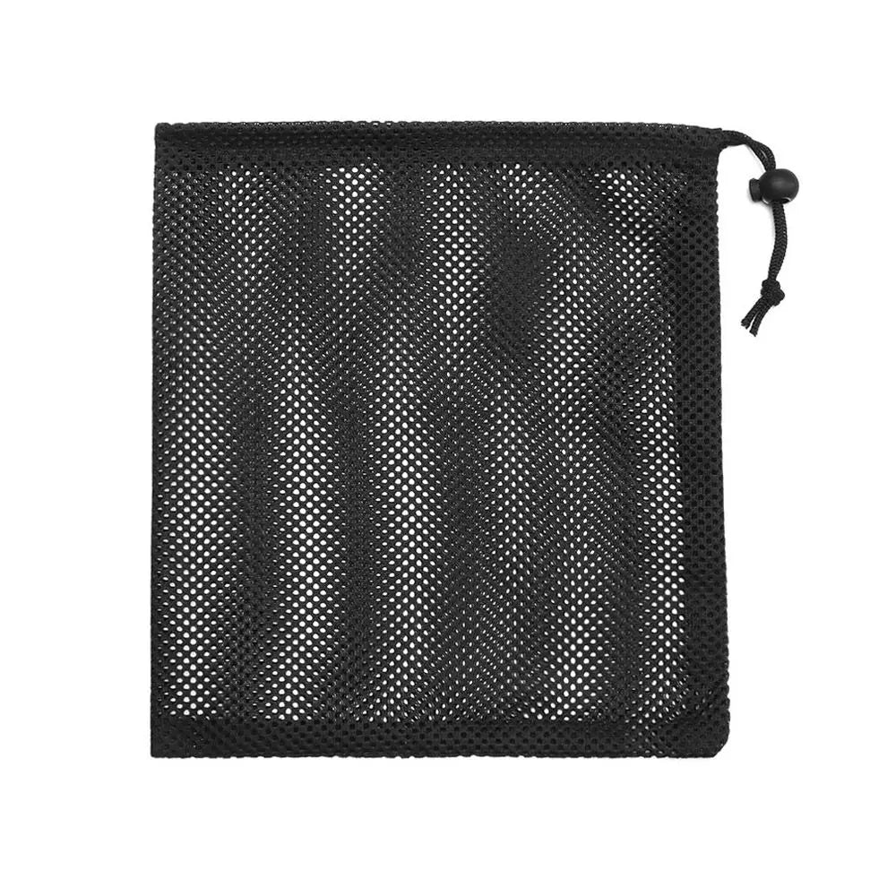 1PC Nylon Mesh Drawstring Storage Pouch