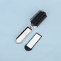 Foldable Hair Brush With Mirror